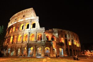 Coliseo Roma lugares románticos