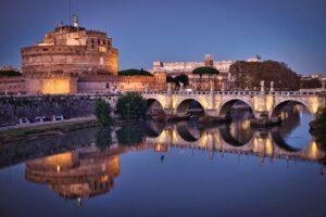 Puente Sant Angelo noche