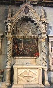 Sepulcro del Cardenal Altemps de Roma en la iglesia de Santa María in Trastévere