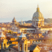 Skyline de Roma al atardecer