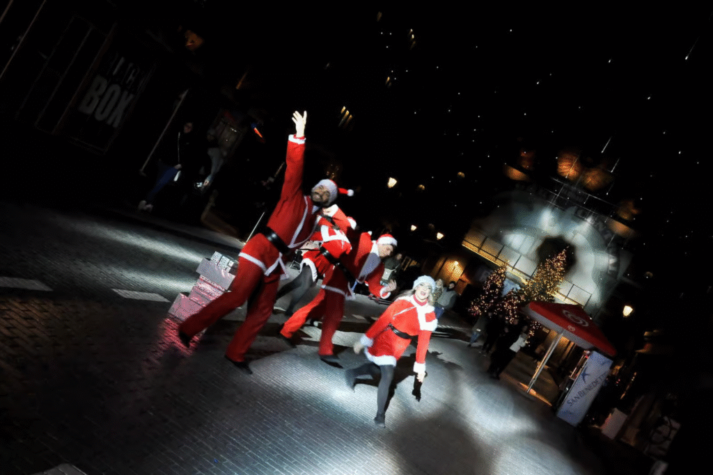 Espectáculo navideño de Cinecittà World en Roma