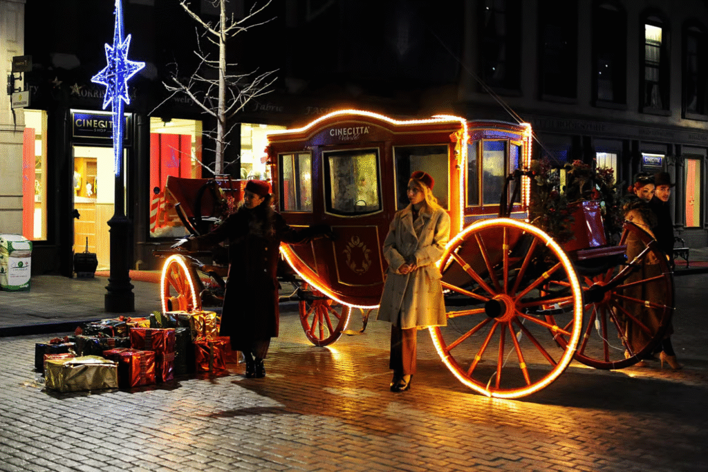 Cinecittà World de Roma en Navidad