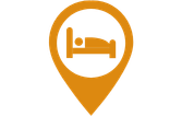 Icono de dónde dormir en Roma