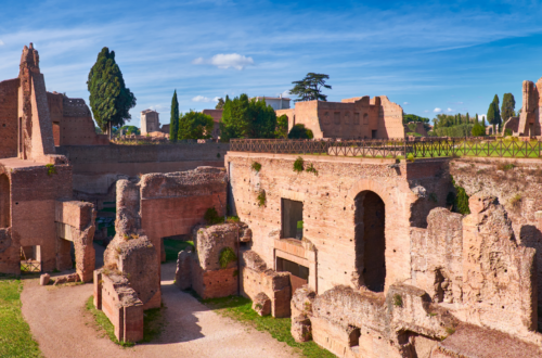 Ruinas del Monte Palatino en Roma
